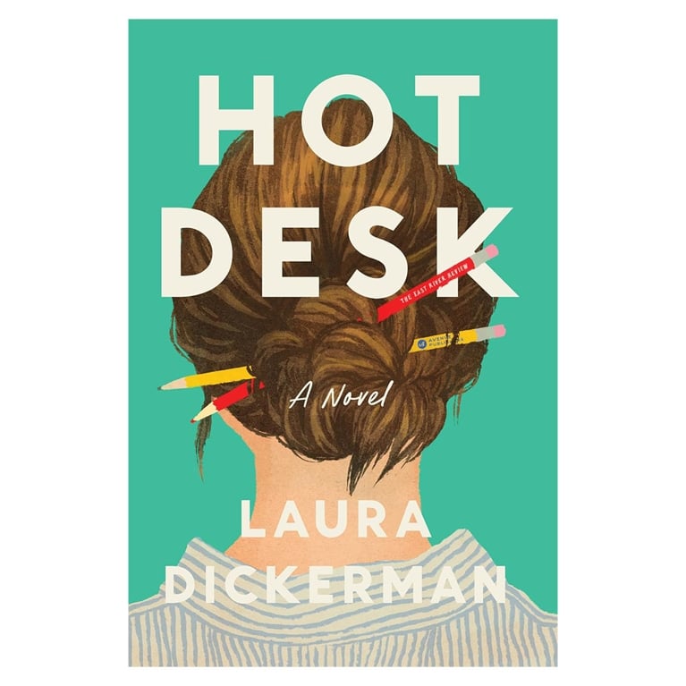 The cover of the book Hot Desk by Laura Dickerman for an article about how to curate a cozy night in.