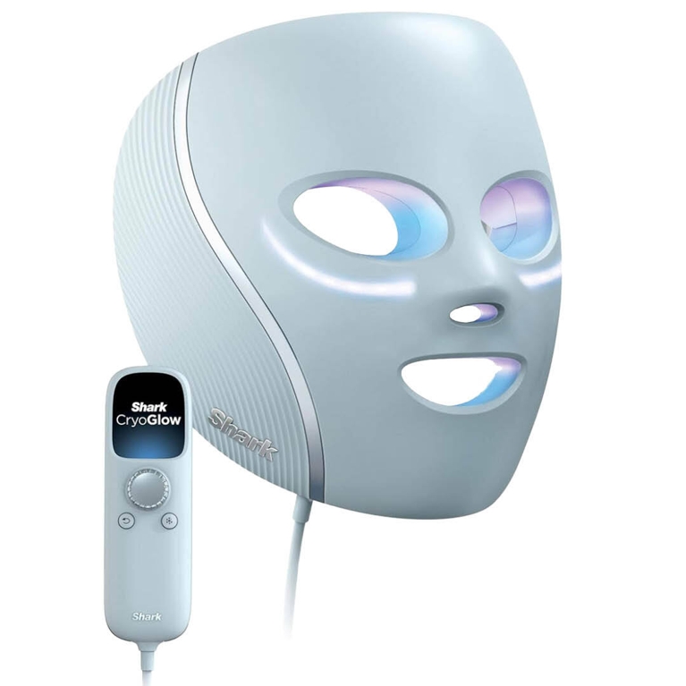 The Shark CryoGlow Cooling + LED Face Mask for an article about how to curate a cozy night in.