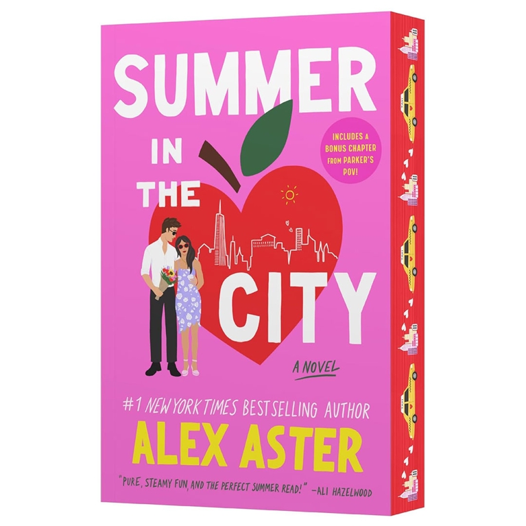 The cover of the book Summer in the City by Alex Aster for an article about how to curate a cozy night in.