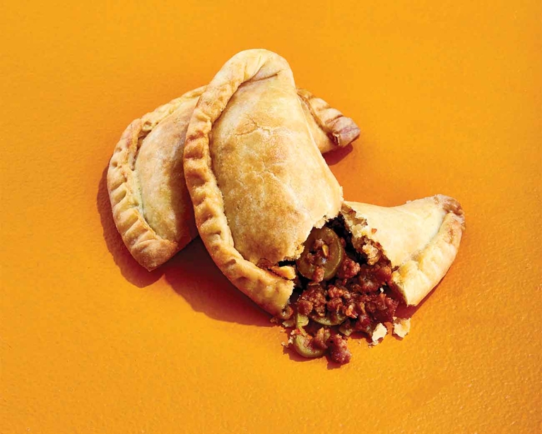 olive and pork empanadas