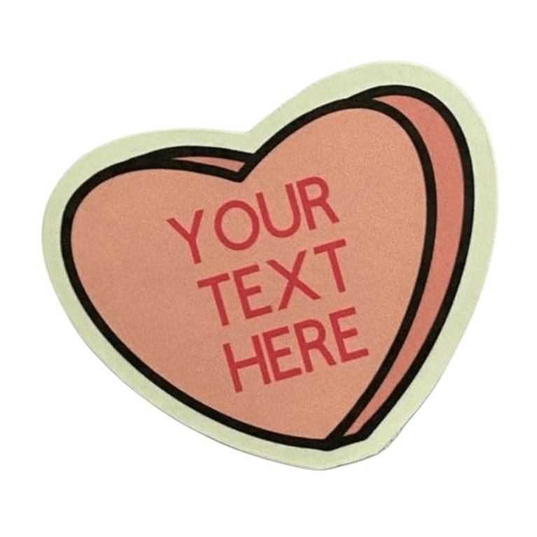 All Things Happy Custom Candy Heart Magnet