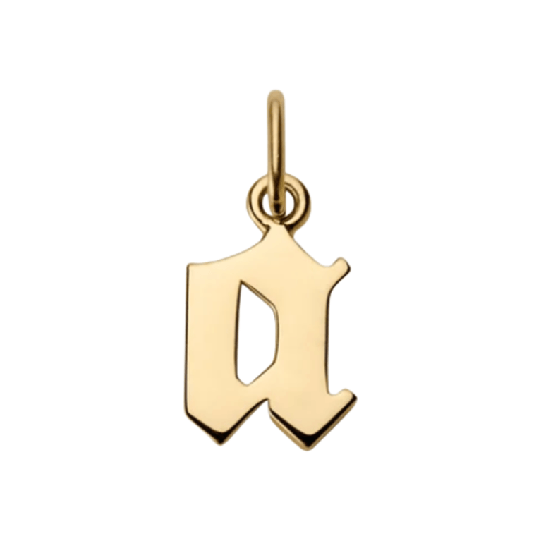 Mejuri Gothic Letter Pendant