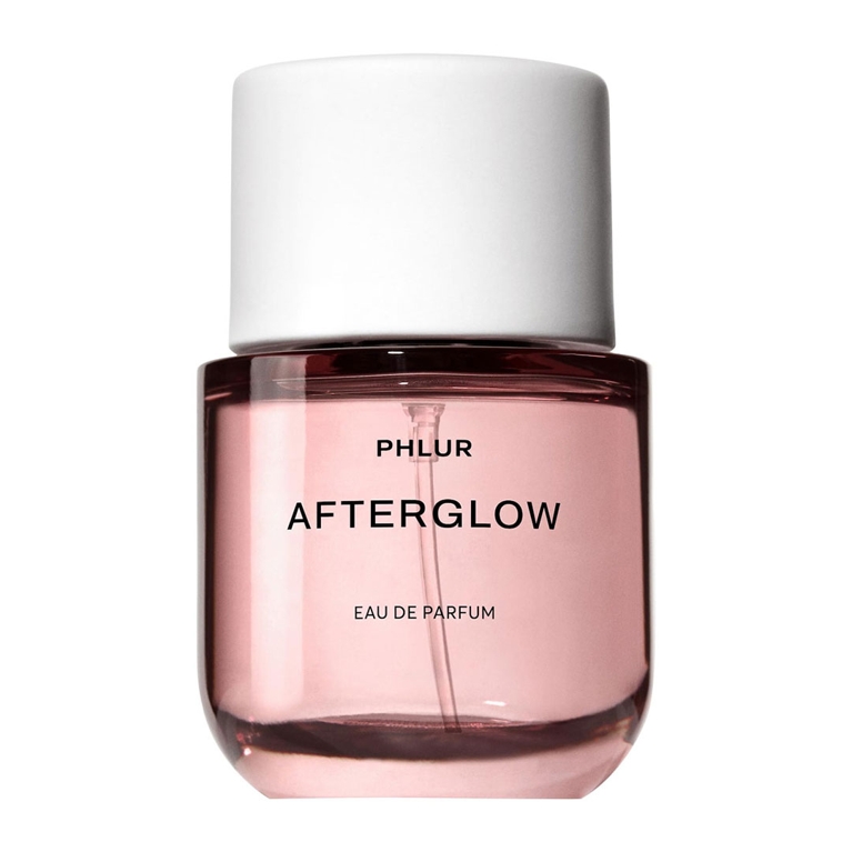A bottle of Phlur Afterglow Eau de Parfum for a round-up of Valentine's Day gift ideas.