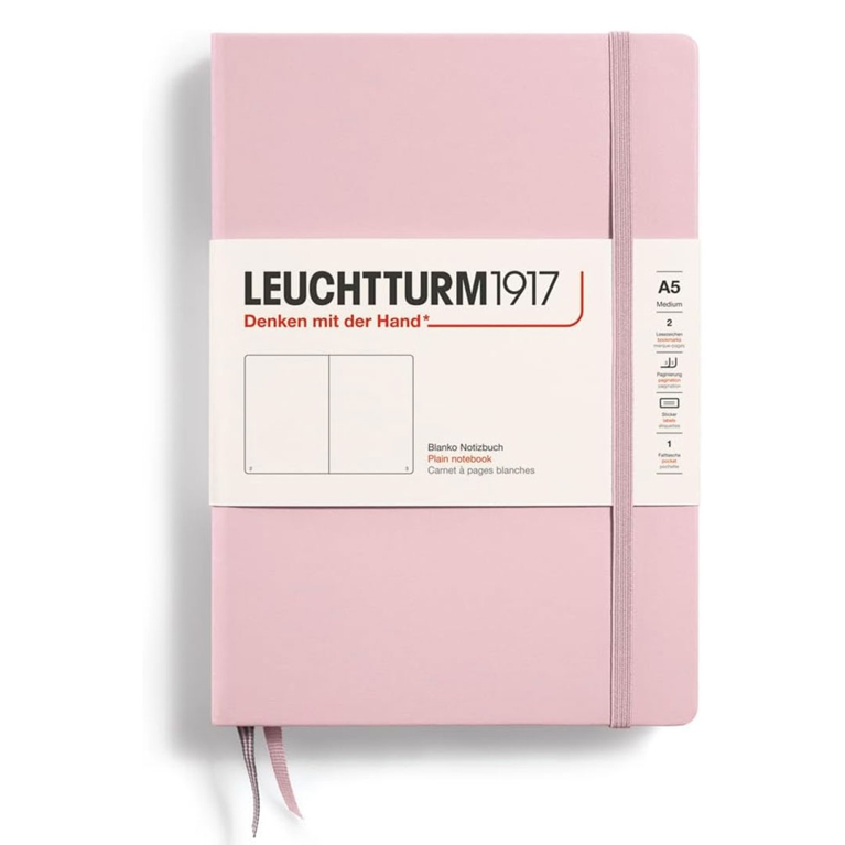 A pink LEUCHTTURM1917 Blank Notebook for a round-up of Valentine's Day gift ideas under $50.