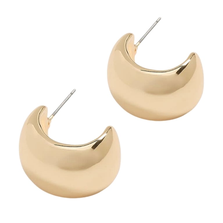 A RW&Co. Dome Hoop Earrings for a round-up of Valentine's Day gift ideas under $50.