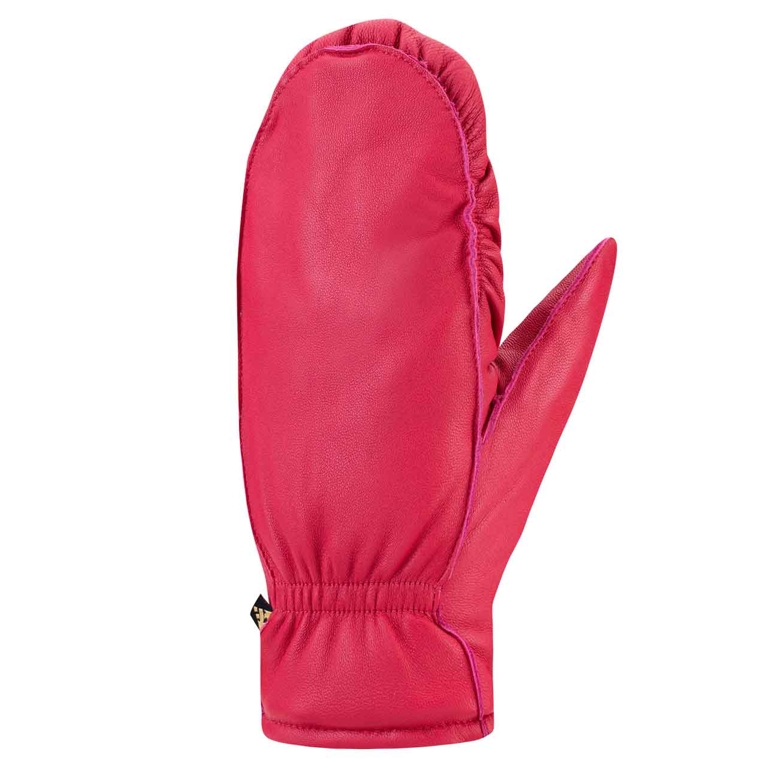 A pair of pink mittens used in a post about winter walking.