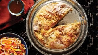 Rotisserie Chicken Phyllo Pie