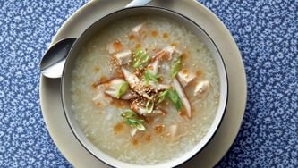 Sesame Chicken Congee