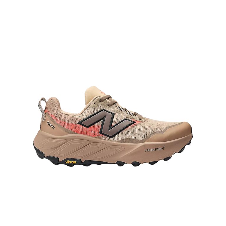 A pair of beige New Balance Fresh Foam X Hierro v9 Sneakers for an article about the best purchases our editors made in February 2026.