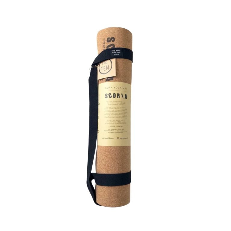 A Scoria Cork Yoga Mat for an article about the best purchases our editors made in February 2026.