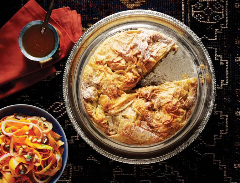 Rotisserie Chicken Phyllo Pie