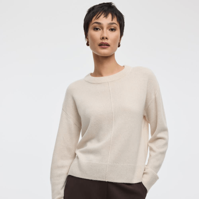 Reitmans Winter Clearance: Reitmans Cashmere-Blend Crew-Neck Pullover