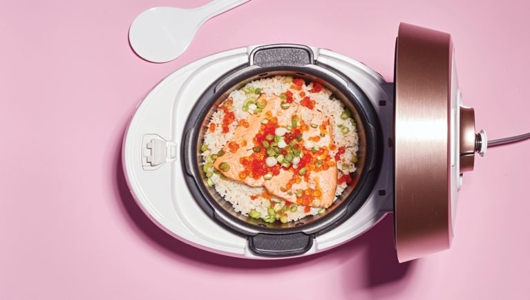 Rice Cooker Trout and Roe