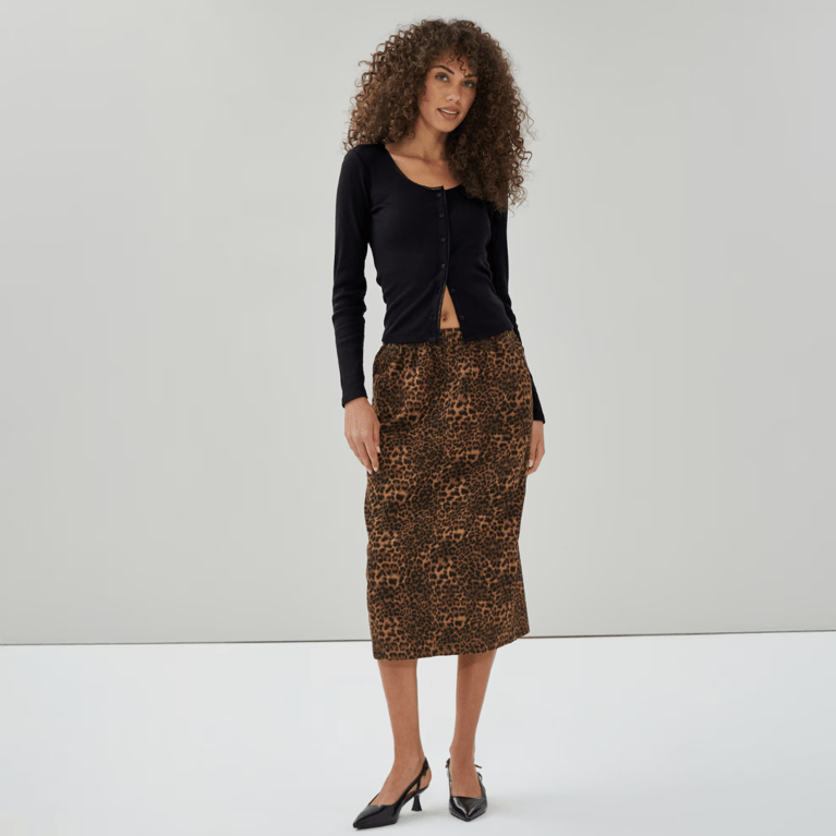 Canadian Midi Skirts: Joe Fresh Printed Midi Skirt