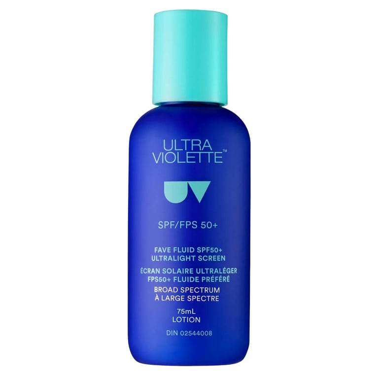 Ultra Violette Fave Fluid Ultralight Screen SPF 50+ for an article about the Sephora Spring Sale 2026 or Sephora Savings Event.