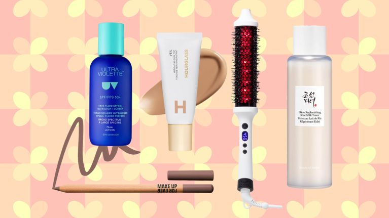 A collection of makeup, skincare and haircare products for an article about the Sephora Spring Sale 2026 or Sephora Savings Event.