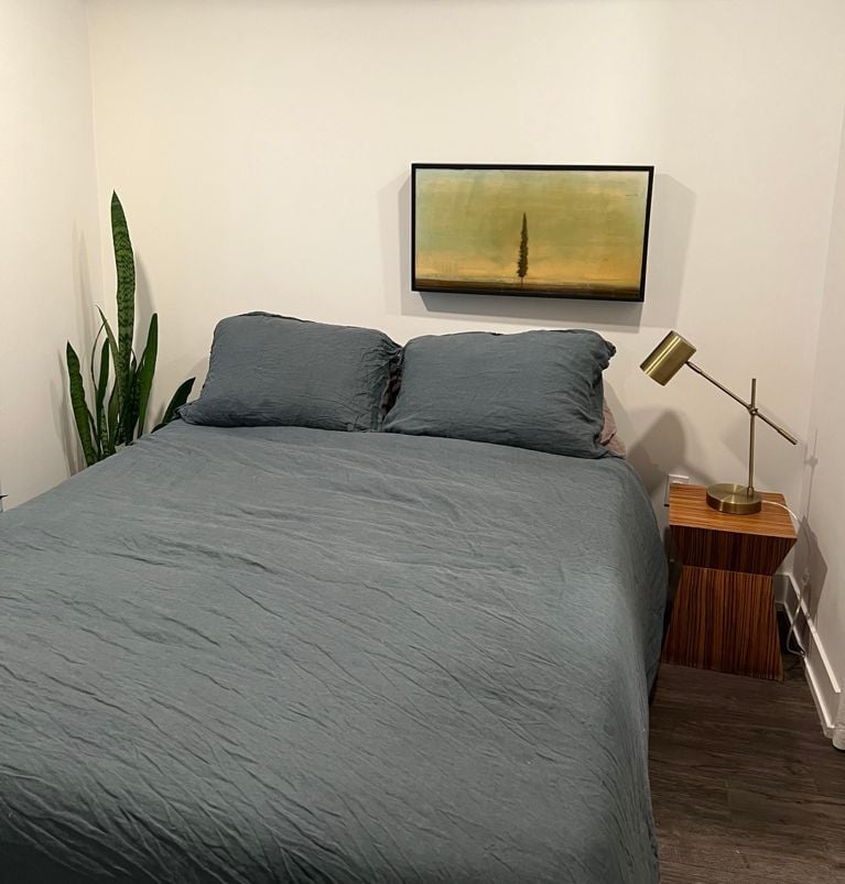 Silk & Snow Memory Foam Mattress in my bedroom