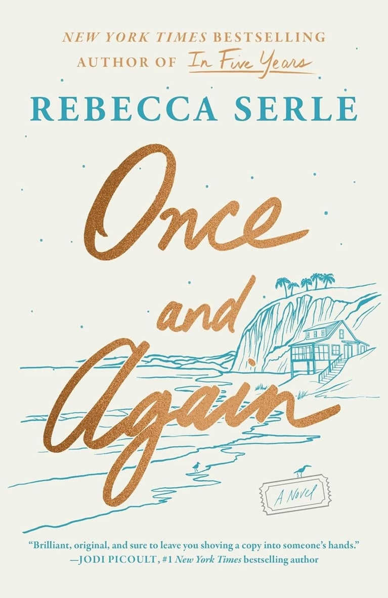 The cover of Once and Again by Rebecca Serle, used in a post on best summer books.