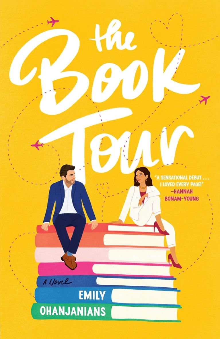 The yellow cover of The Book Tour, used in a post on Spring 2026 books.