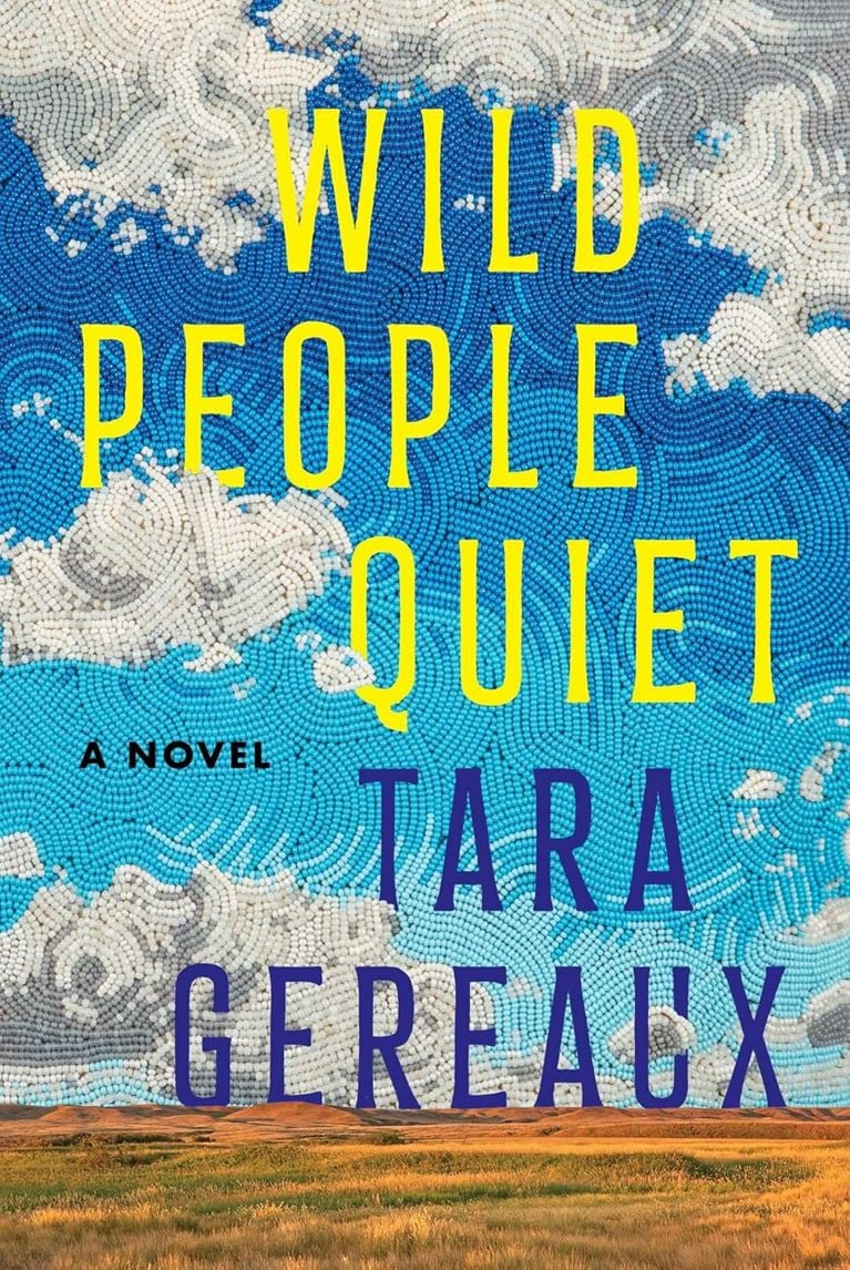 The beadwork cover of Wild People Quiet used in a post on spring 2026 books
