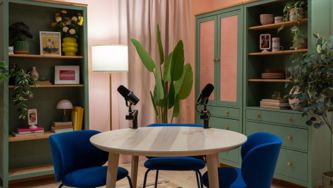 All The IKEA Products We Used To Style Our Dreamy Podcast Studio