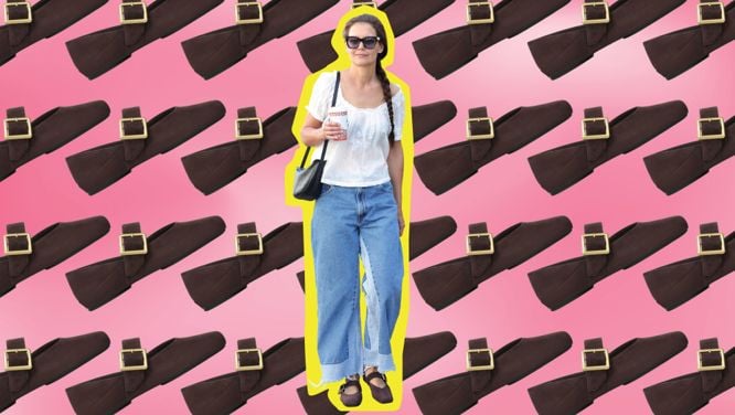 Katie Holmes Loves These Trendy Spring Flats