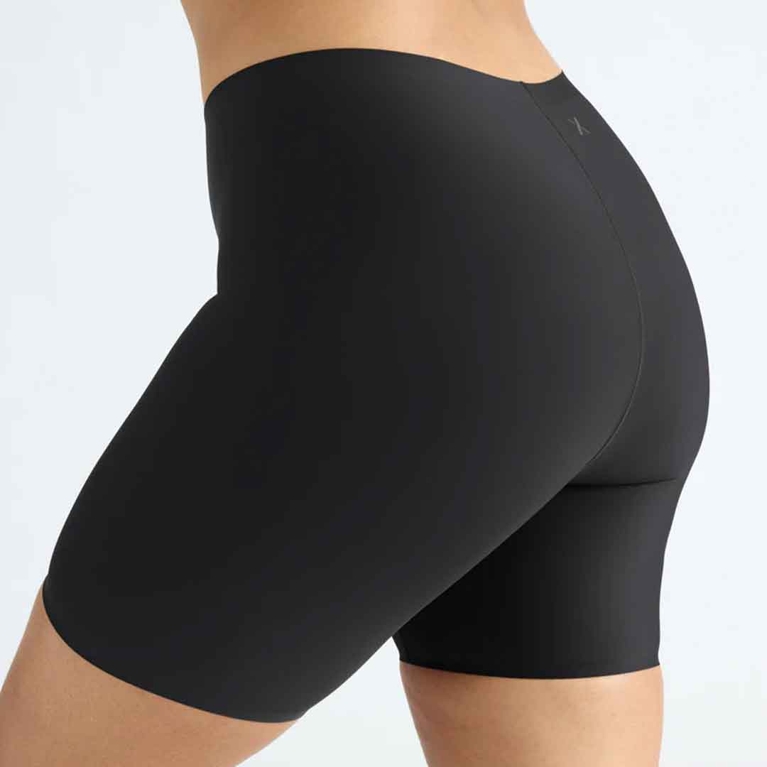 A pair of black anti-chafe shorts from knix.