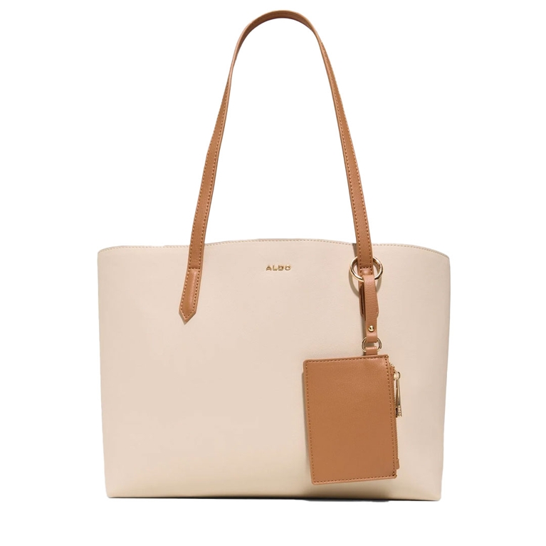 A Aldo Ysabellee Tote Bag in the shade Bone for an article about the best structured tote bags to shop.
