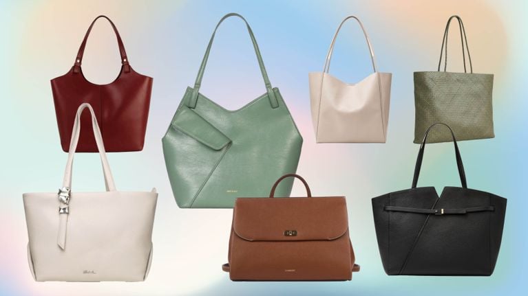 A Matt & Nat Giani Vegan Tote- Theme SM in the shade Tea for an article about 13 structured tote styles that do it all