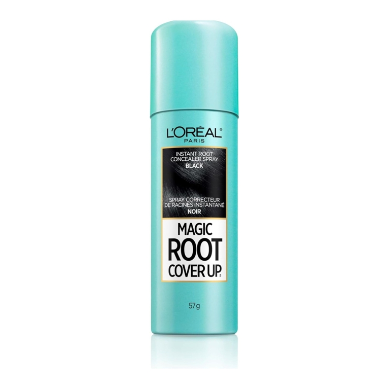 A L'oreal Paris Instant Root Concealer Spray in the colour Black for an article about how to dye your own hair