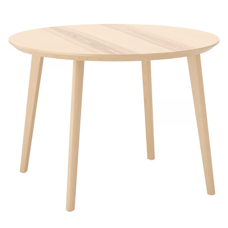 IKEA LISABO table in ash veneer