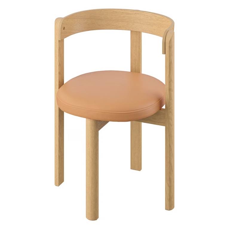 IKEA STOCKHOLM 2025 chair in oak/leather