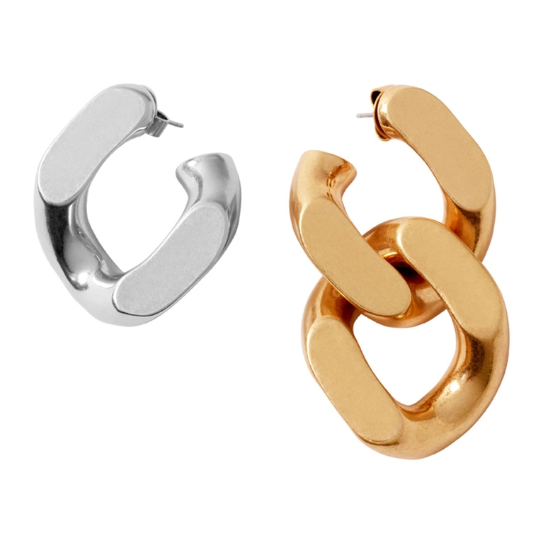 A pair of earrings from the Stella McCartney H&M 2026 collection.