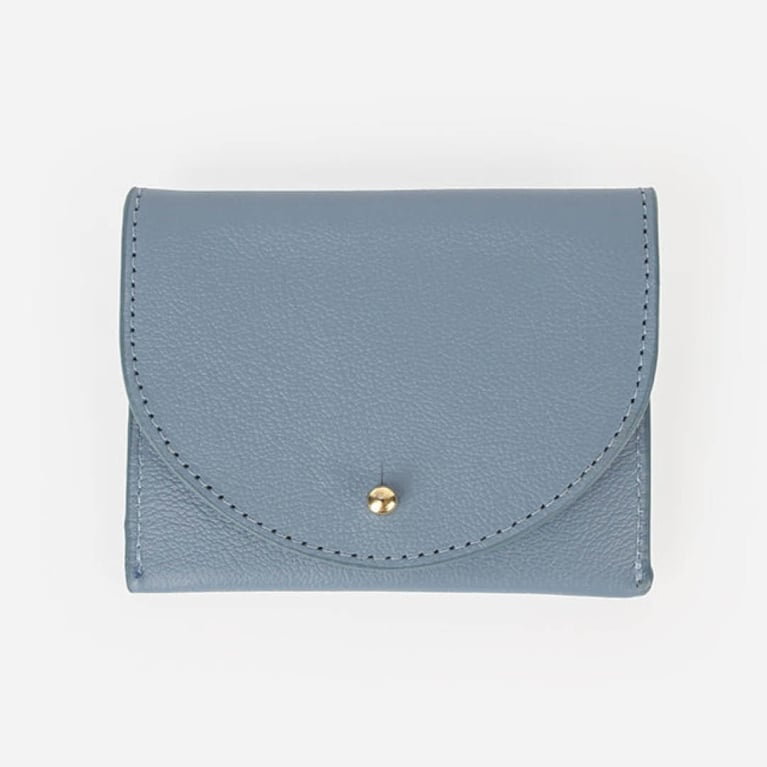 A blue Poppy Barley The Cardholder for an article about Mother's Day gifts from Canadian brands.