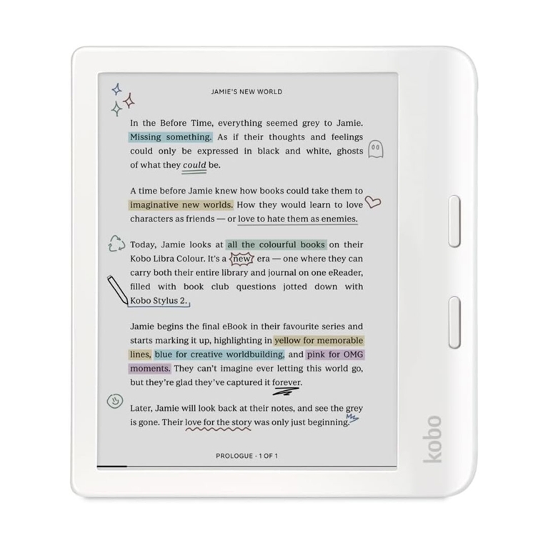 A Kobo Libra Colour E-Reader for an article about the best Mother's Day gifts.