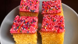 Cortadillo (Mexican Pink Cake)