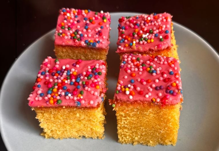 Cortadillo (Mexican Pink Cake)