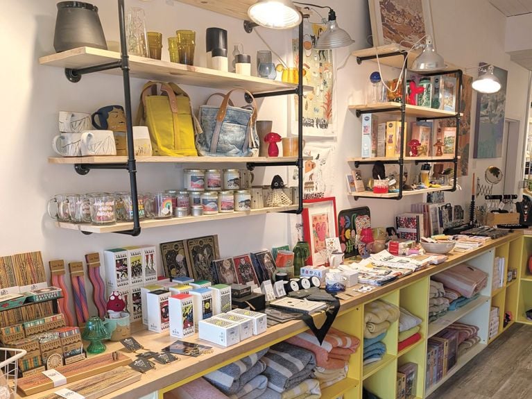 The interior of boutique Anto Yukon in Whitehorse for an article about the best Canadian getaways for summer.