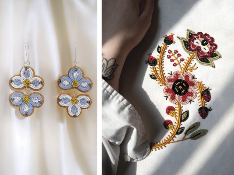 Beadwork by Winnipeg-based artist Lor Brand for an article about the best Canadian getaways for summer.