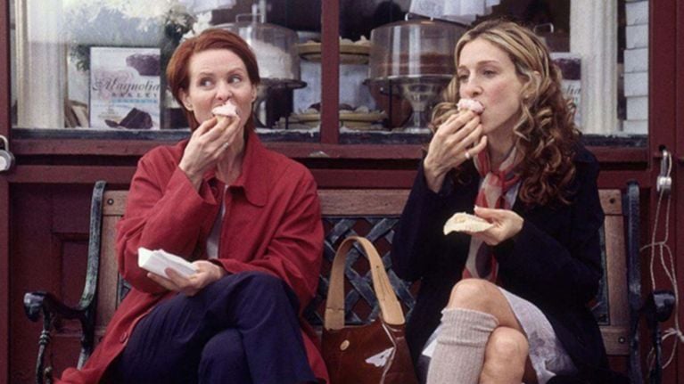 Iconic Magnolia Bakery featured in Sex and the City