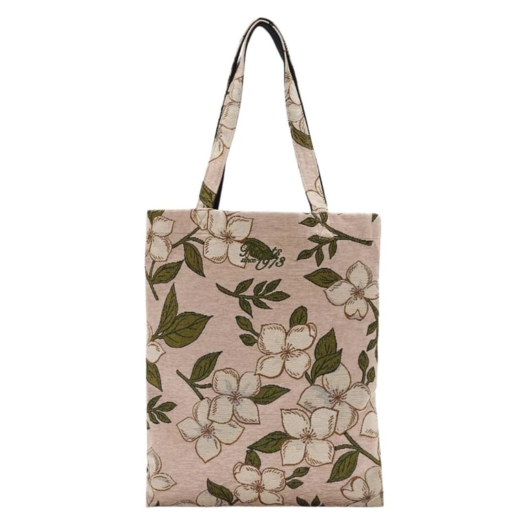 Roots Floral Jacquard Tote Bag