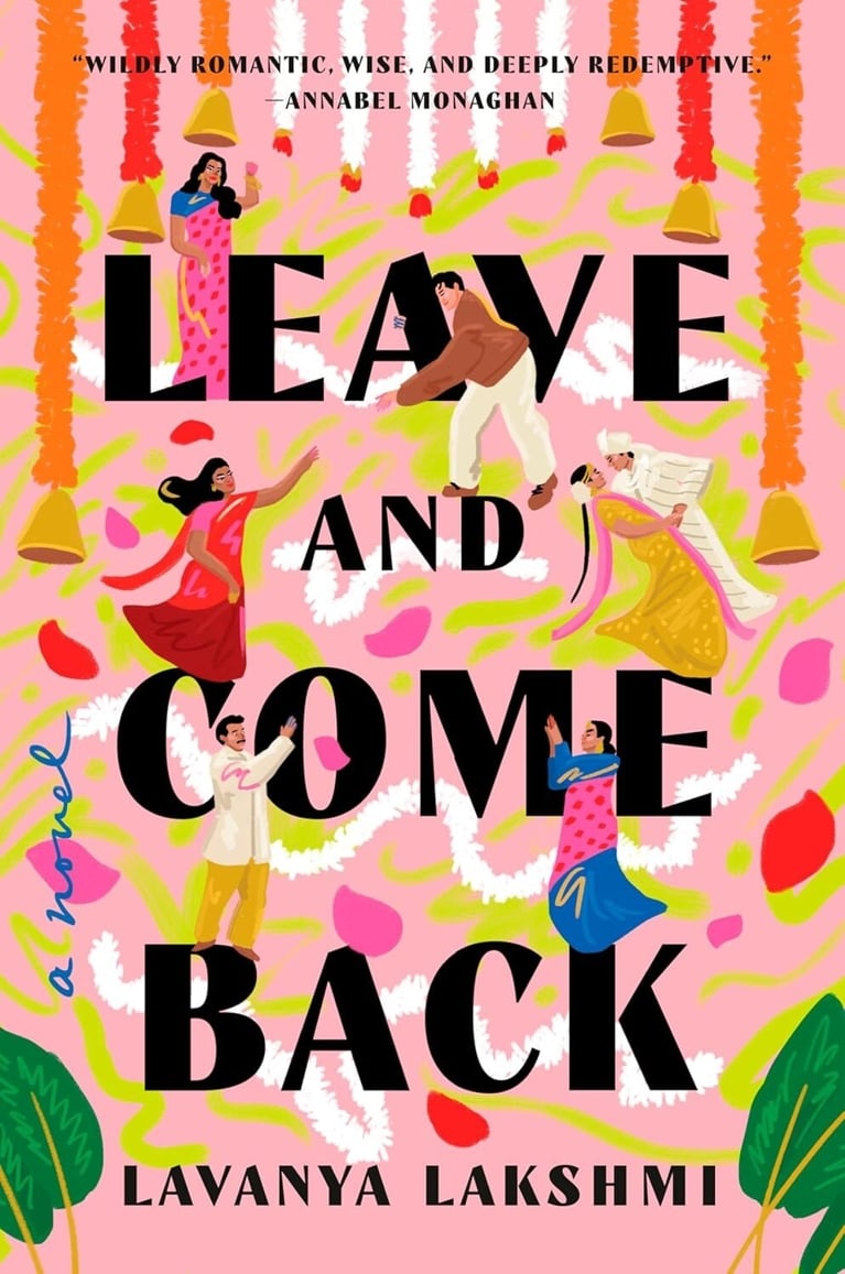 the pink patterned book cover of leave and come back used in a post about summer 2026 books