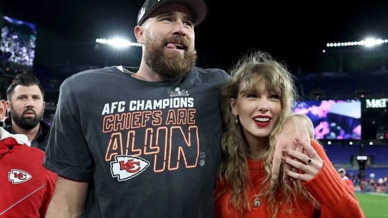 Taylor Swift and Travis Kelce
