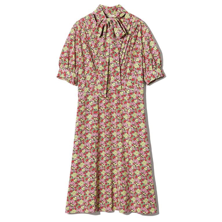 Bow Tie Dress Short Sleeve from Uniqlo x Risso collab