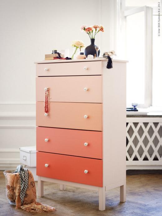 ombre dresser pink SOLD**** Can Be Replicated on a Similar Dresser