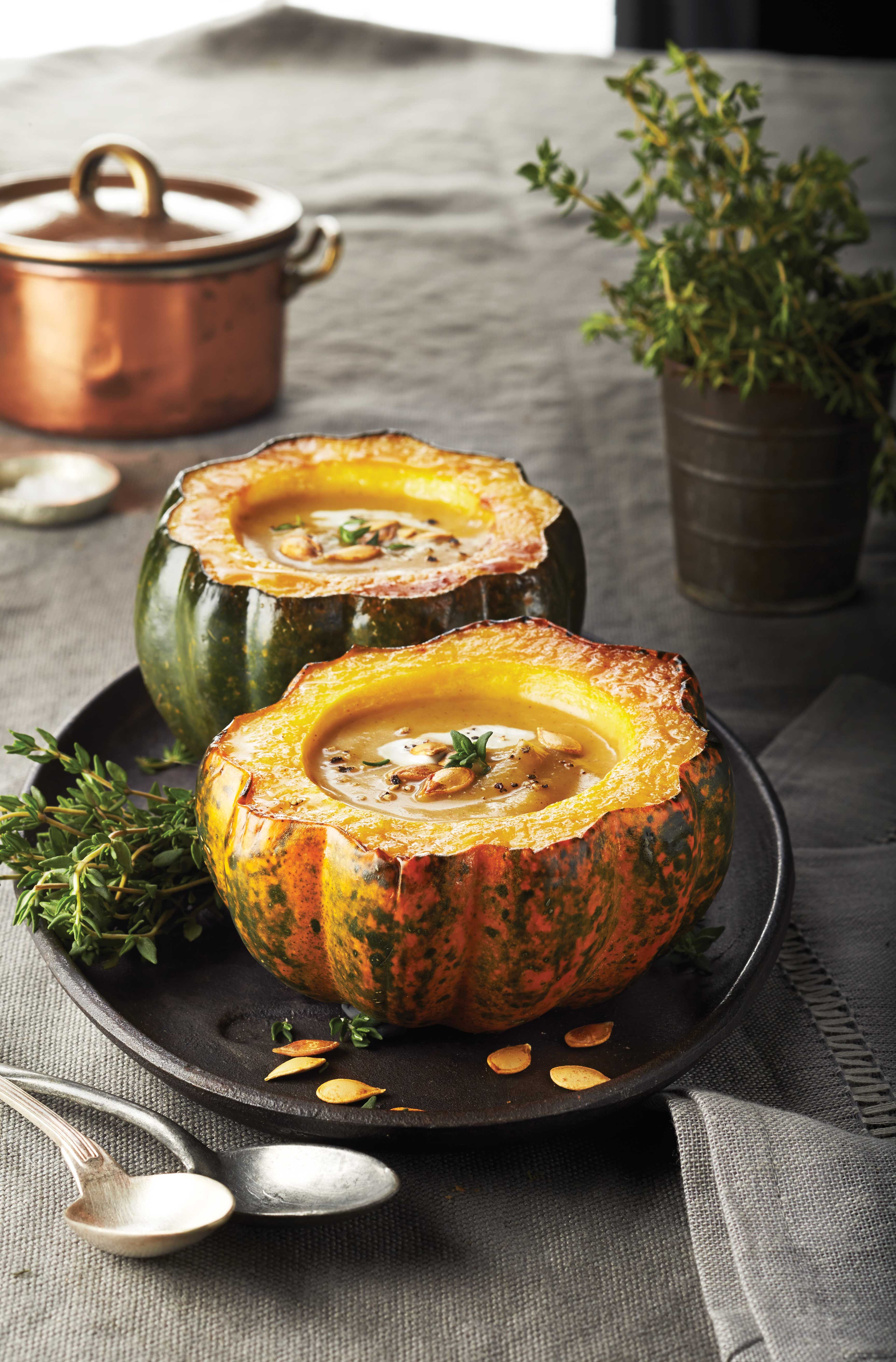 Acorn Squash Soup with Warm Spices Recipe - Chatelaine