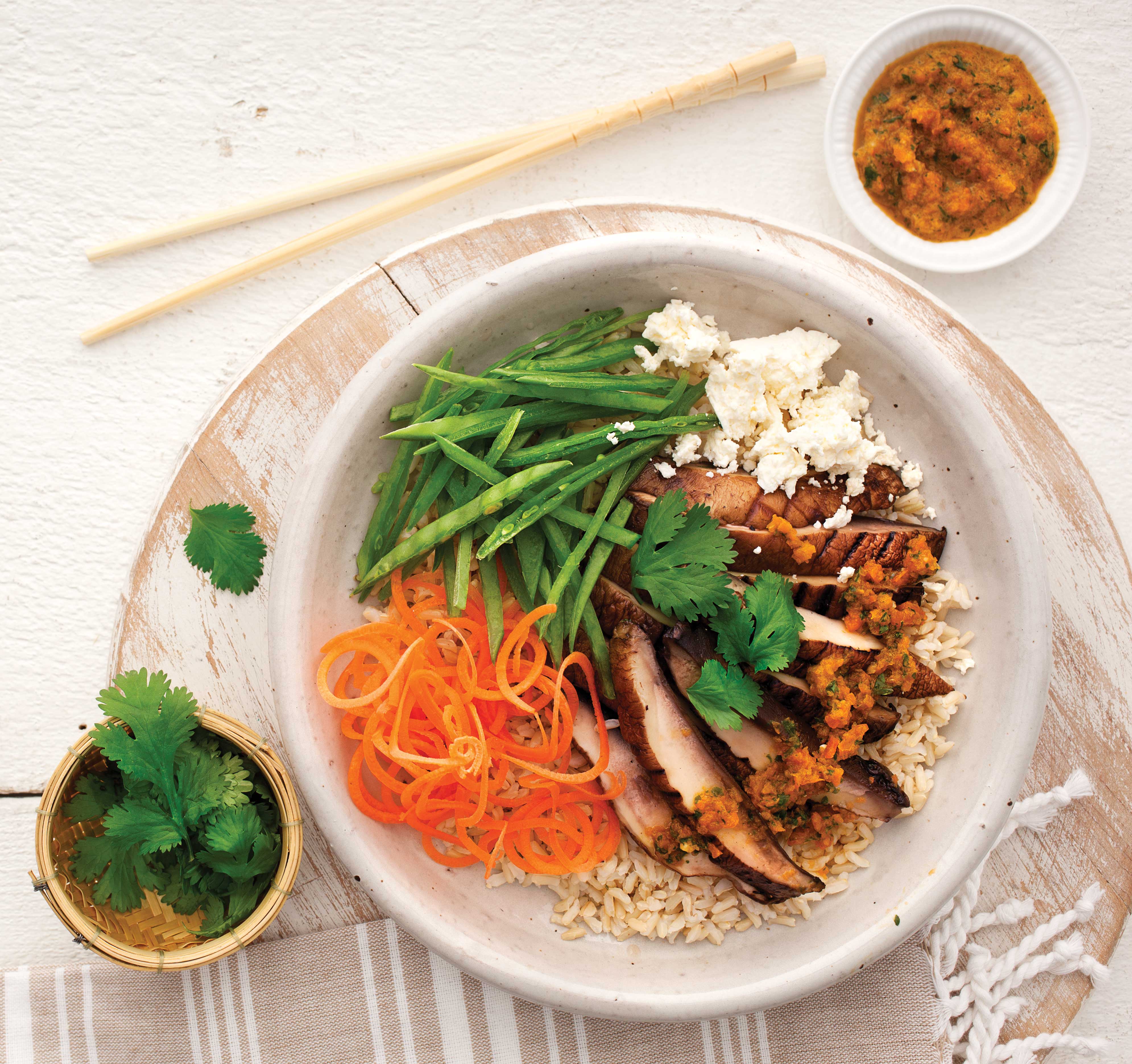 Portobello Mushroom Rice Bowl Recipe - Chatelaine